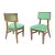 Sedia Nova Natural Chair Gold - Cushion Mint
