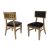 Sedia Nova Natural Chair Gold - Cushion Black