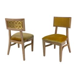 Sedia Nova Natural Chair Gold - Cushion Gold
