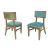 Sedia Nova Natural Chair Gold - Cushion Tiffany Blue