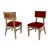 Sedia Nova Natural Chair Gold - Cushion Red
