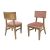 Sedia Nova Natural Chair Gold - Cushion Rose Gold