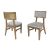 Sedia Nova Natural Chair Gold - Cushion White