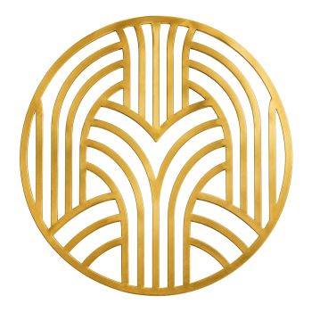 Artdeco Charger Plate (Gold)