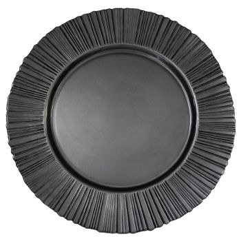 Black Pearl Charger Plate