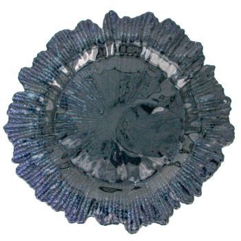 Reef Black Charger Plate (Navy Blue)