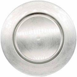 Solid Charger Plate (Silver)