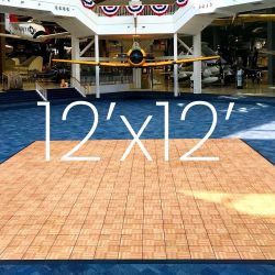 Dance Floor Parquet '3x3' (Snap Lock) 12x12