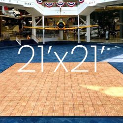 Dance Floor Parquet '3x3' (Snap Lock) 21x21