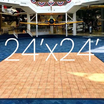Dance Floor Parquet '3x3' (Snap Lock) 24x24