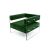 Crystal Armchair - Emerald Green