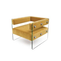 Crystal Armchair - Gold