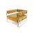 Crystal Armchair - Gold