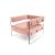 Crystal Armchair - Light Pink