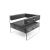 Crystal Armchair - Silver