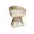 Reflection Accent Chair Art Deco Gold - Ivory Velvet