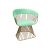 Reflection Accent Chair Art Deco Gold - Mint Velvet