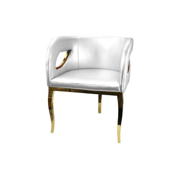 Reflection Accent ArmChair Trident White