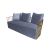 Reflection Accent Sofa Bars Gold - Dusty Blue Velvet Reflection Accent Sofa Bars Gold - Dusty Blue Velvet