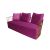 Reflection Accent Sofa Bars Gold - Magenta Velvet