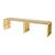 Reflection Bench Art Deco Gold - Champagne Velvet