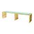 Reflection Bench Art Deco Gold - Mint Velvet