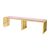 Reflection Bench Art Deco Gold - Rose Gold Velvet