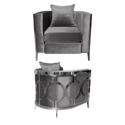 Reflection Chair Cirque Silver - Silver