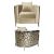 Reflection Chair Giraffe Silver - Champagne