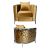 Reflection Chair Giraffe Silver - Gold