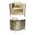 Reflection Chair Giraffe Silver - Ivory