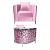 Reflection Chair Giraffe Silver - Light Pink