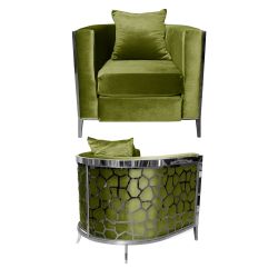 Reflection Chair Giraffe Silver - Moss