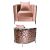 Reflection Chair Giraffe Silver - Rose Gold