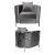Reflection Chair Giraffe Silver - Silver