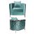 Reflection Chair Giraffe Silver - Tiffany Blue