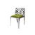 Reflection Chair Laser Cut Silver - Moss Velvet