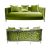 Reflection Giraffe Sofa SIlver - Moss Velvet
