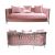 Reflection Giraffe Sofa SIlver - Rose Gold Velvet