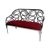 Reflection Loveseat Butterfly Silver - Red Velvet