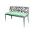 Reflection Loveseat Laser Cut Silver - Mint Velvet