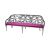 Reflection Sofa Butterfly Silver - Magenta Velvet