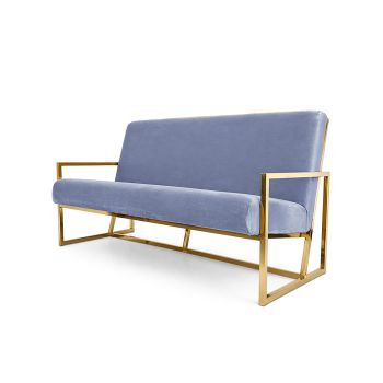 Reflection Sofa Rain Gold Frame - Dusty Blue