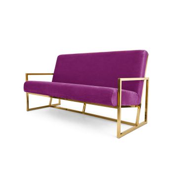 Reflection Sofa Rain Gold Frame - Magenta