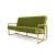 Reflection Sofa Rain Gold Frame - Moss