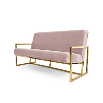 Reflection Sofa Rain Gold Frame - Rose Gold