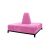 Banquette Square Light Pink
