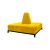 Banquette Square Yellow