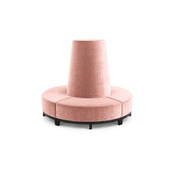 Velvet Banquette Light Pink