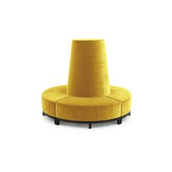 Velvet Banquette Yellow